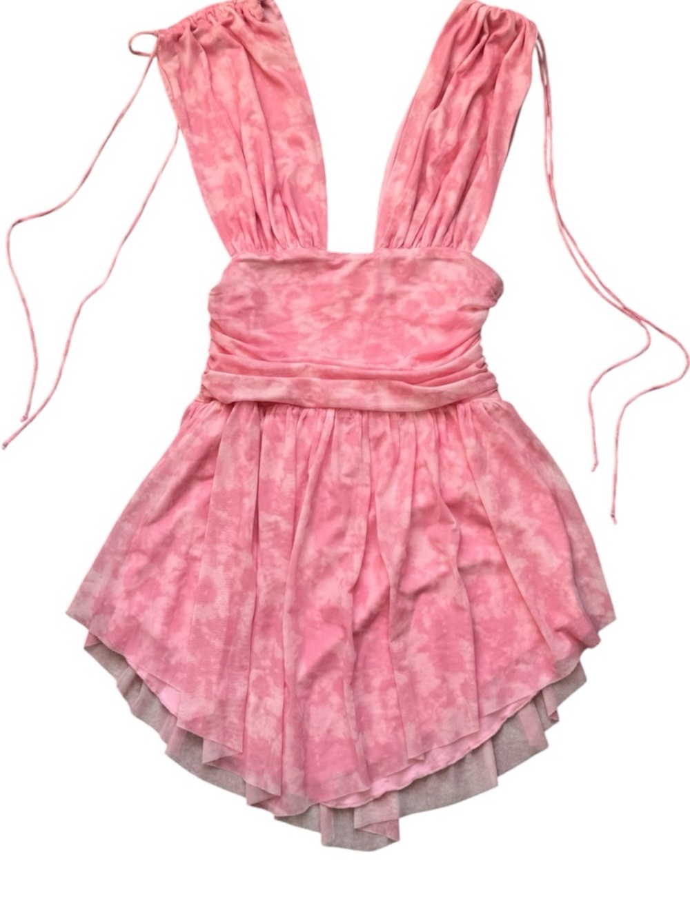 NWT Dallas & Dallas Pink Tie-Dye Mini Dress | Size M